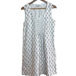 garnet hill linen popover dress Seamed Linen Popover Dress